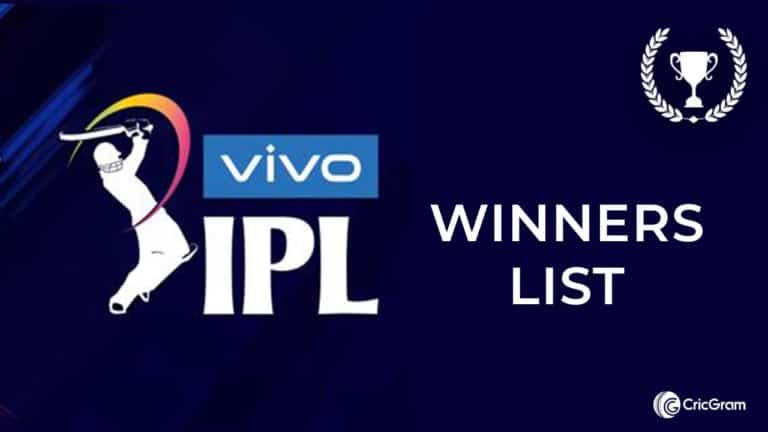 Indian Premier League Winners List