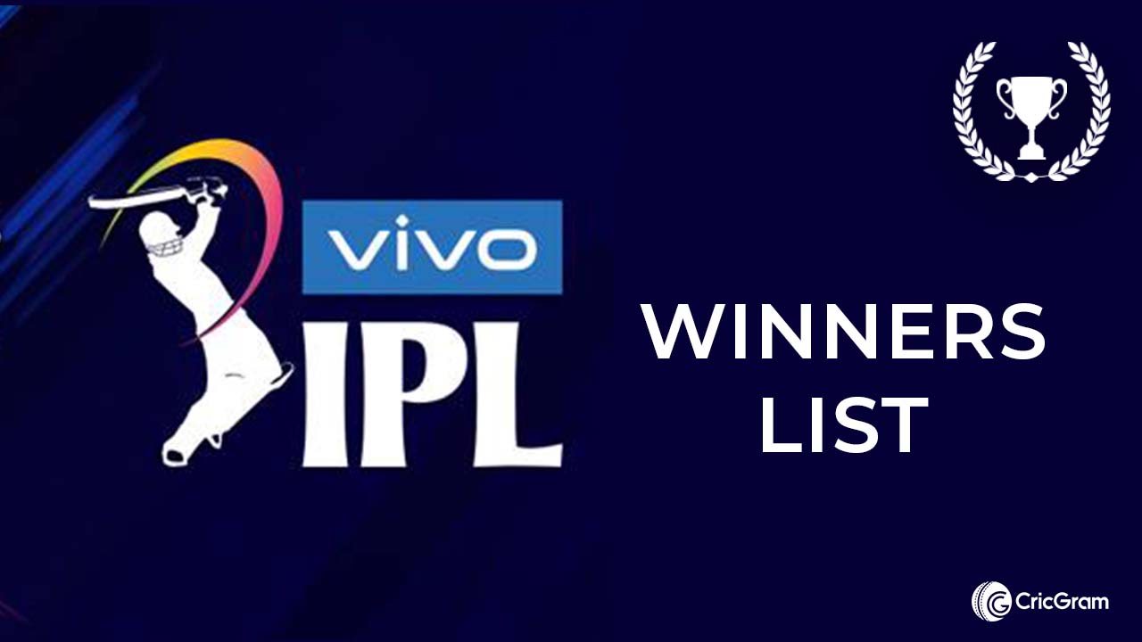 Indian Premier League Winners List