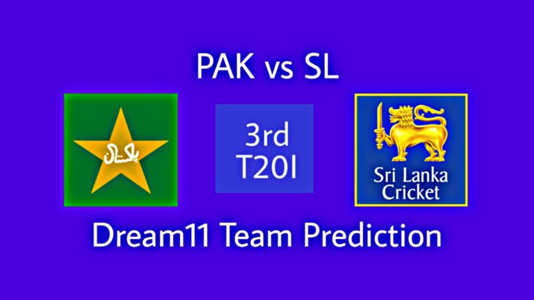 SL vs PAK Dream11 Prediction 3rd T20