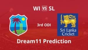 WI vs SL Dream11 Prediction 3rd ODI