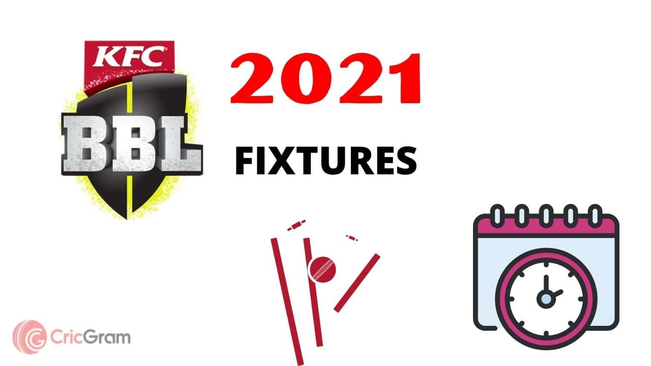 BBL 2021 Schedule