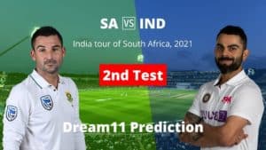 SA vs IND 2nd Test Dream11 Prediction