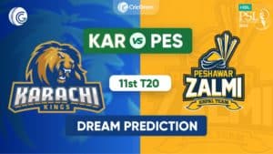 KAR vs PES Dream11 Prediction 11th match PSL 2022
