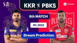KOL vs PBKS Dream11 Prediction 8th match IPL 2022
