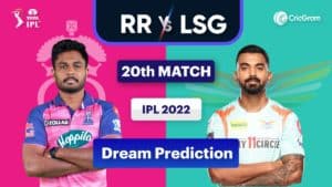 RR vs LKN Dream11 Prediction 20th match IPL 2022