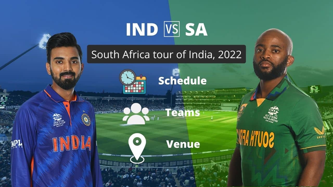 South Africa tour of India 2022 Schedule Player list squad