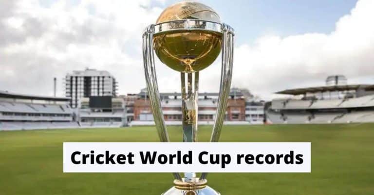 Cricket World Cup records