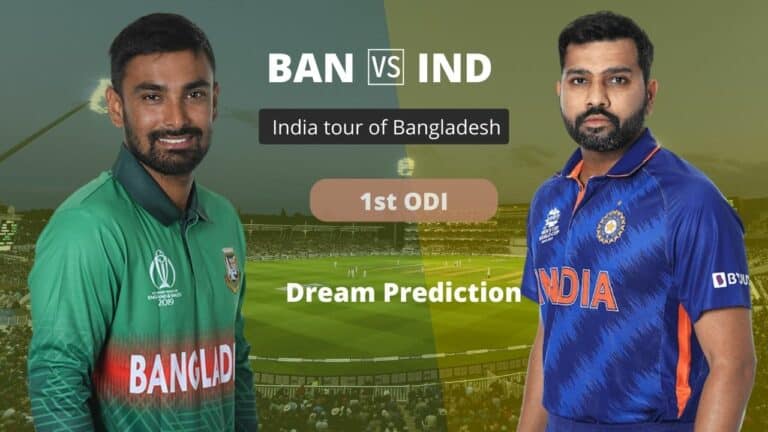 BAN vs IND Dream11 Prediction