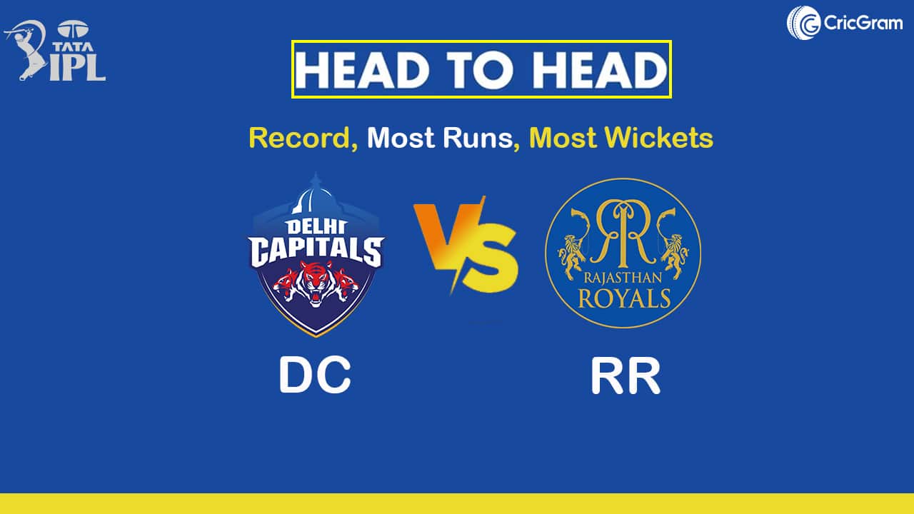 RR vs DC Head to Head