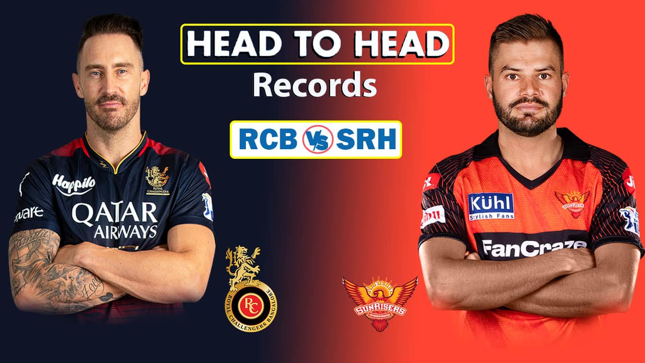 RCB vs SRH Head to Head