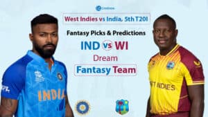 WI vs IND 5th T20I MyTeam11 Fantasy Picks