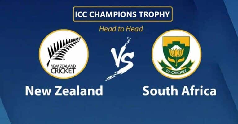 New Zealand vs South Africa Head to Head