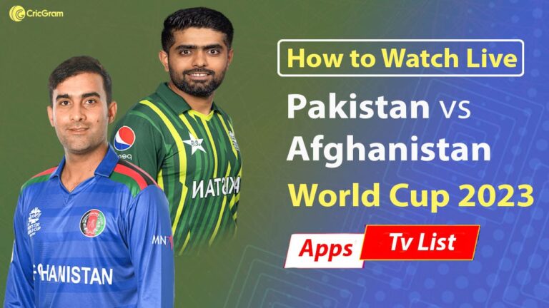 Pakistan vs Afghanistan Live Streaming Online