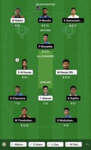 BAN vs SL Dream11 Team Prediction Today Match