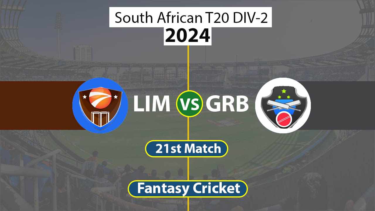 LIM va GRB Dream 11 Team, 21st, South African T20 DIV-2