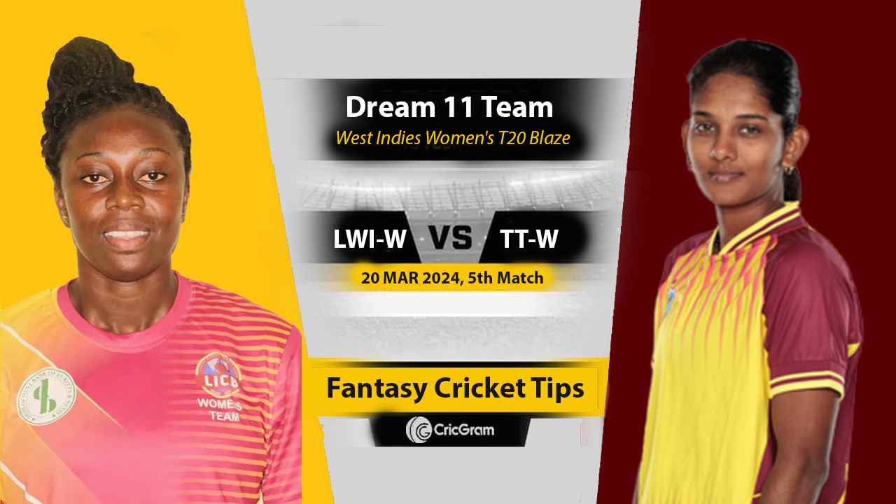 LWI-W vs TT-W 5th, West Indies Women's T20 Blaze