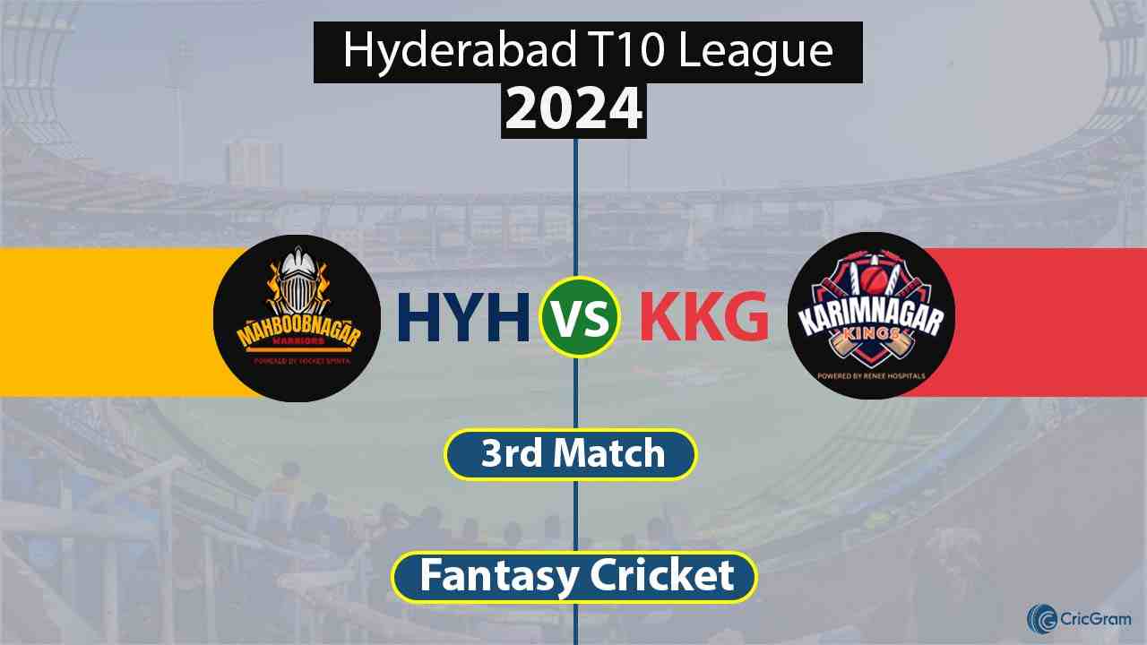 MBW vs KKG Dream 11 Team, 3rd Match, Hyderabad T10 League