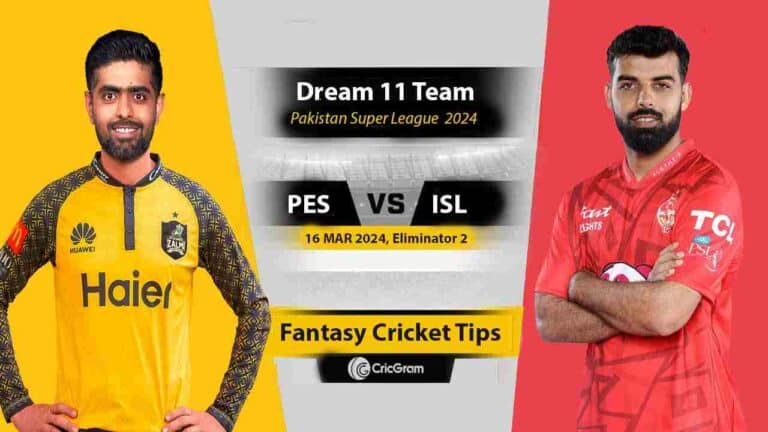 PES vs ISL Dream11 Prediction, Eliminator 2