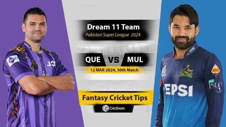 QUE vs MUL Dream11 Prediction