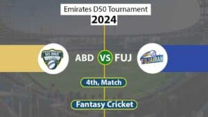 ABD vs FUJ Dream 11 Team, Emirates D50 Tournament
