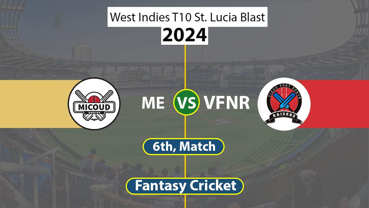 ME vs VFNR Dream 11 Team 6th West Indies T10 St