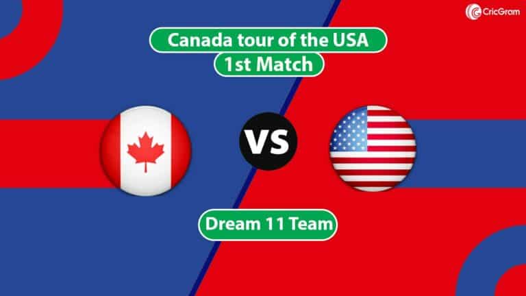 USA vs CAN Dream 11 Team 1st T20 Canada tour of the United States of America 2024