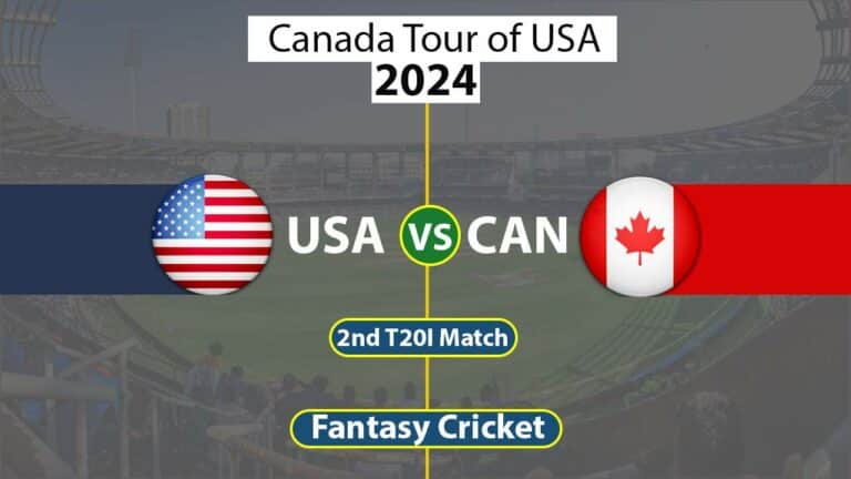 USA vs CAN Dream 11 Team, 2nd T20 Canada Tour of United States of America