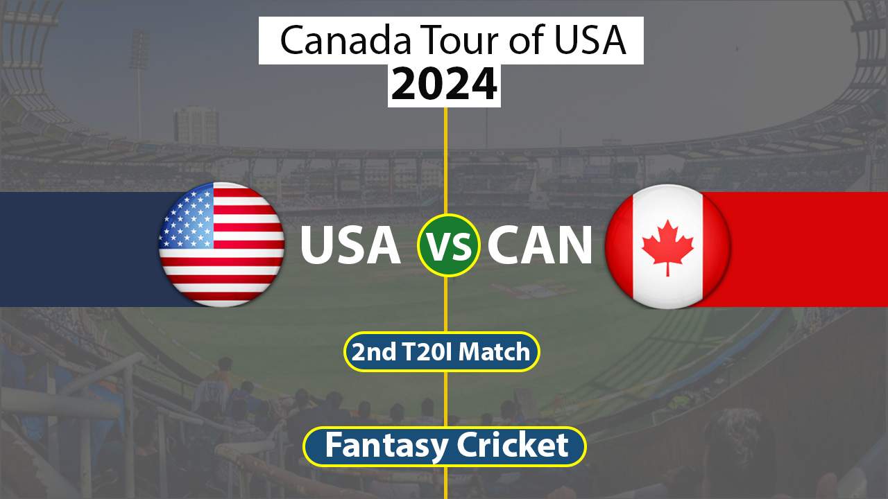 USA vs CAN Dream 11 Team, 2nd T20 Canada Tour of United States of America