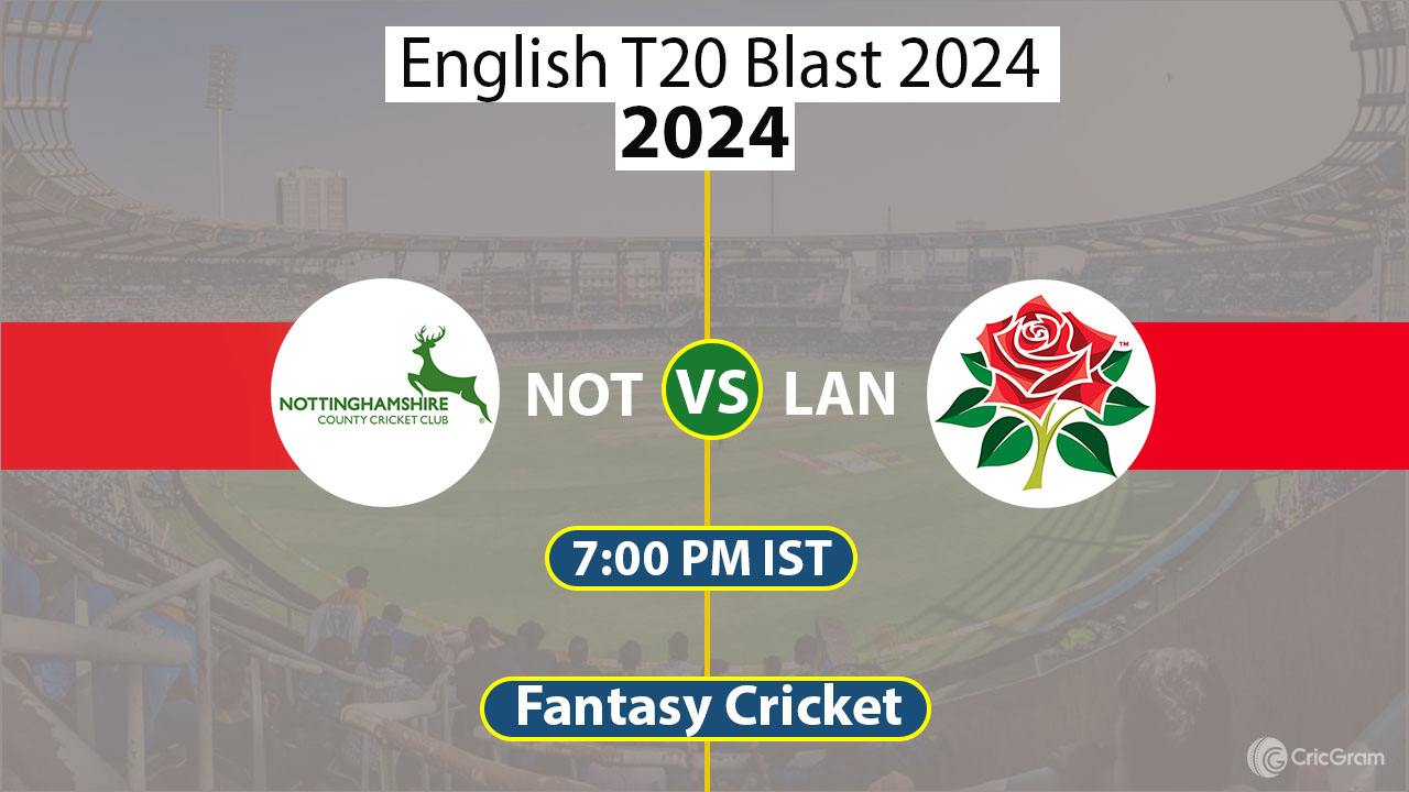 NOT vs LAN Dream11 Prediction T20 Blast, Dream Team