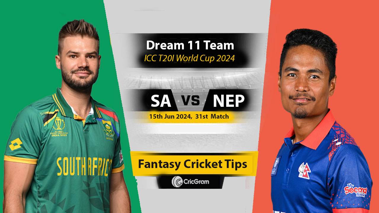 SA vs NEP Dream 11 Team, 31st T20I World Cup 2024