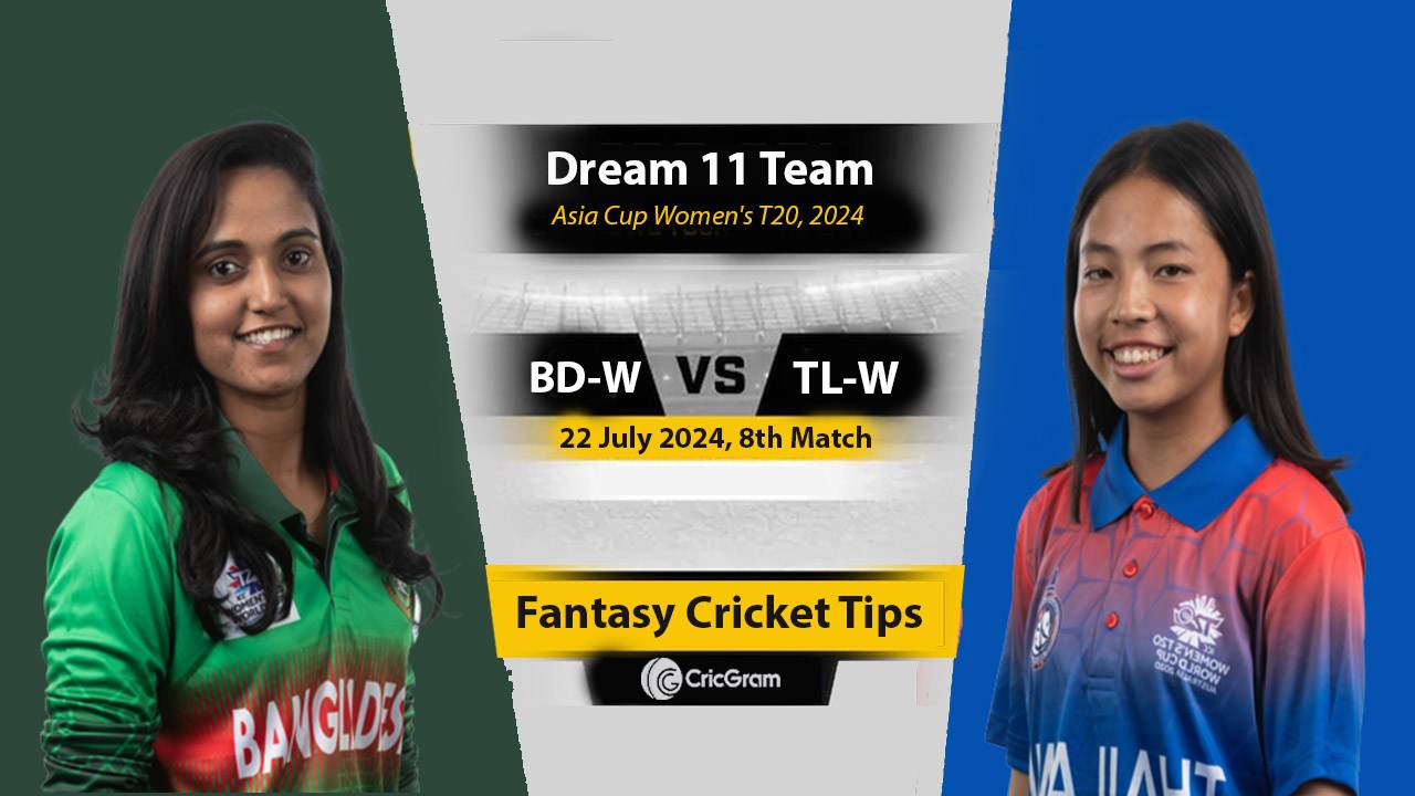 BD-W vs TL-W Dream 11 Team, 8th Asia Cup Women's T20 2024