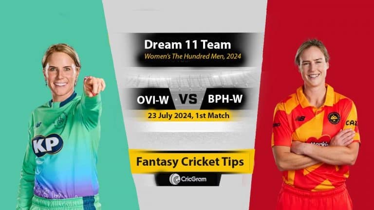 OVI-W vs BPH-W Dream 11 Team 1st The Hundred Women's 2024