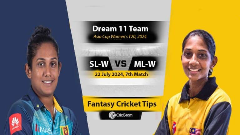 SL-W vs ML-W Dream 11 Team, 7th Asia Cup Women's T20 2024