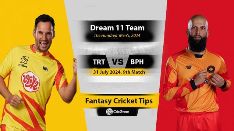 TRT vs BPH Dream 11 Team, 9th The Hundred men's 2024