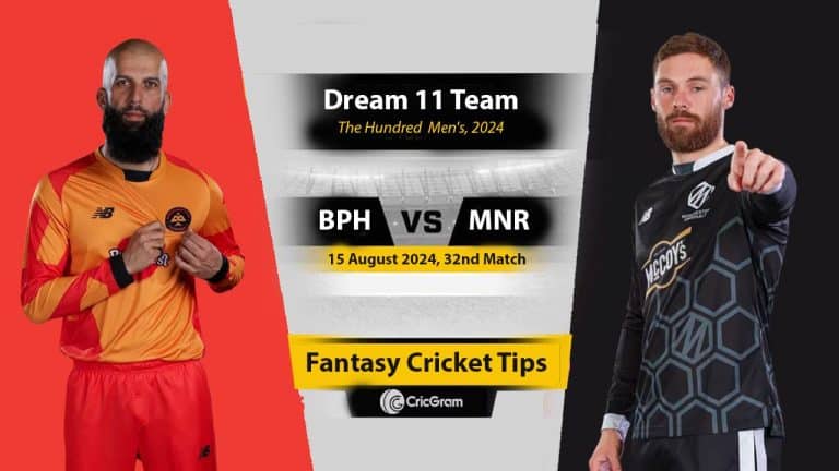BPH vs MNR Dream 11 Team, 32nd The Hundred Men 2024