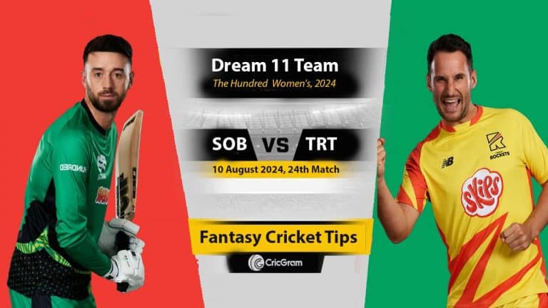 SOB vs TRT Dream11 Prediction, Dream Team 2024
