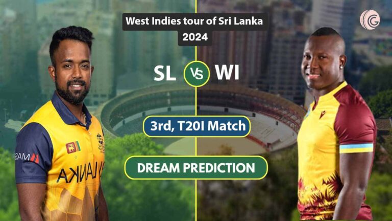 SL vs WI Dream11 Prediction of 3rd T20I, West Indies tour of Sri Lanka 2024