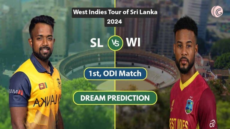 SL vs WI Dream11 Team Prediction, 1ST ODI Match 2024