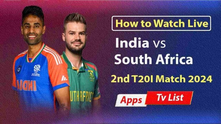 SA vs IND Live Streaming Tv & Apps List, 2nd T20I