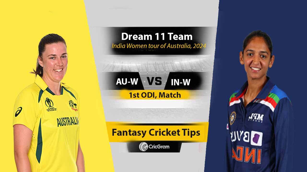 AU-W vs IN-W Dream 11 Predication Team, 1st ODI, India Women tour of Australia, 2024
