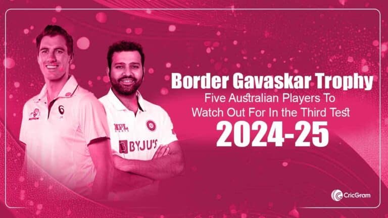 Border Gavaskar Trophy 2024-25 Five Australia player to Watch Out in the third Test