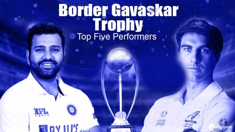 Border Gavaskar Trophy Top Five Performers