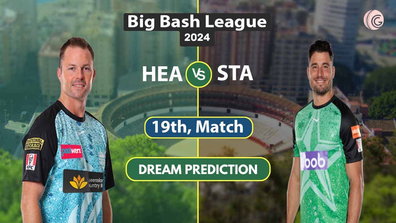 HEA vs STA Dream 11 Team Predication, 19th Match BBL