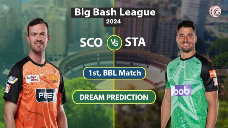 SCO vs STA Dream11 Prediction 1st Match, BBL 2024