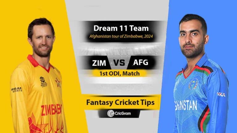 ZIM vs AFG Dream 11 Team, 1st ODI, Afghanistan tour of Zimbabwe