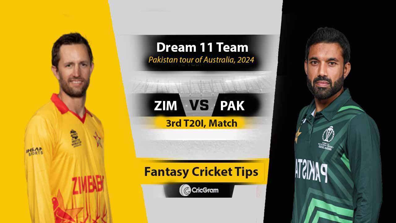 ZIM vs PAK Dream11 Prediction 3rd T20I, Best Picks and Preview