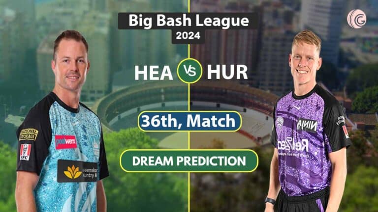 HEA vs HUR Dream 11 Team, 36th Match BBL 2025
