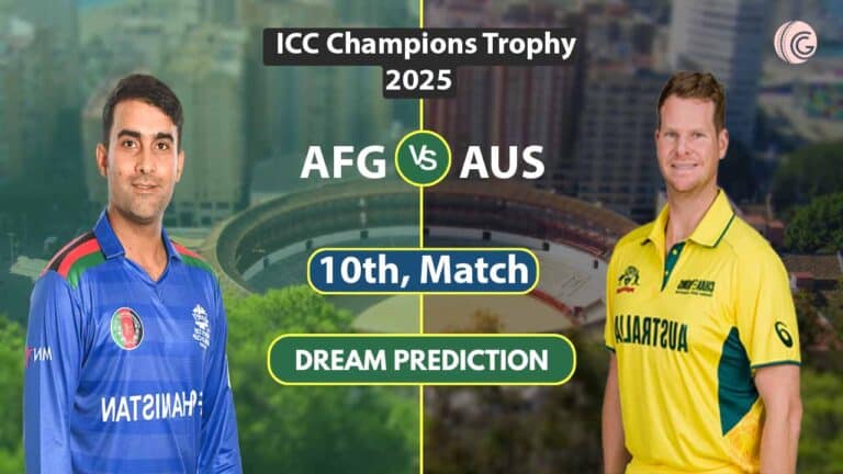 AFG vs AUS Dream11 Prediction, Best Picks: 10th Match