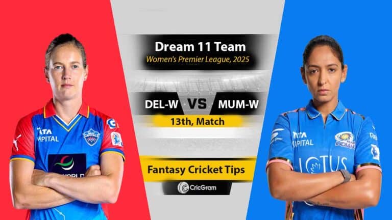 DEL-W vs MUM-W Dream 11 Team Predication, 13th Match, WPL 2025