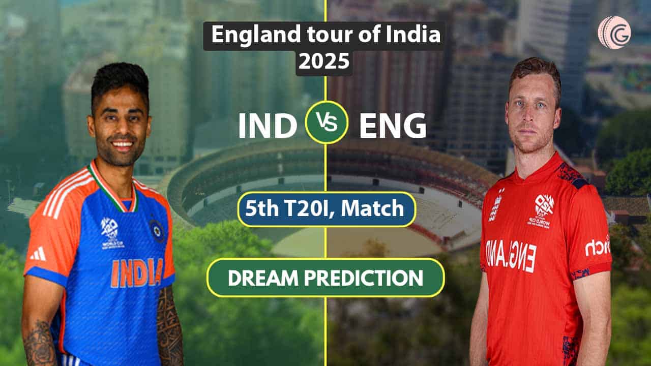 IND vs ENG 5th T20I Match, England tour of India 2025